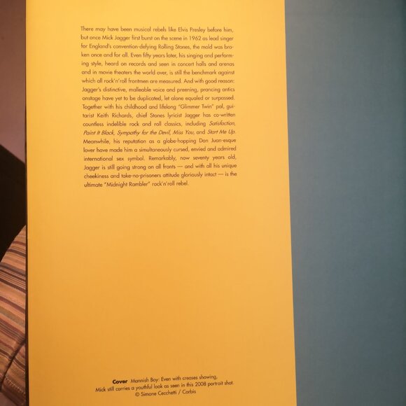 Mick Jagger hard cover coffee table book - Picture 3 of 4